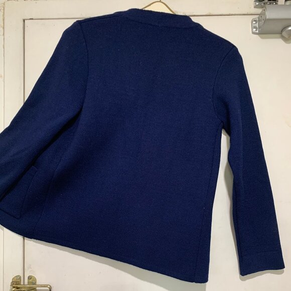 VINTAGE MID-WEIGHT WOOL KNIT SWEATER CARDIGANS SIZE S - Picture 6 of 6